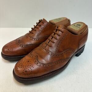 NEW HEELS Crockett & Jones x Ralph Lauren Wingtip Oxford Bench Made England 8 D